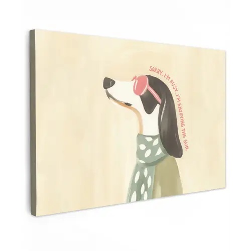 Quote - Hond - Zonnebril canvas 2cm klein -z3d
