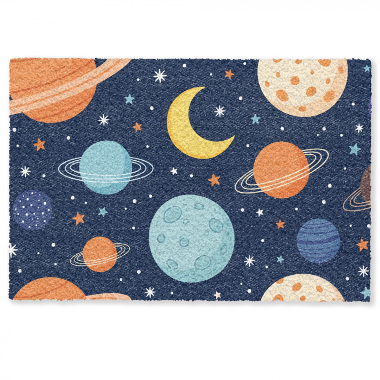 Ruimte - Planeten - Kleurrijk Deurmat klein -zkaufland3d