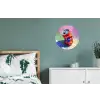 Frisdrank - Blik - Paars Wandcirkel aluminium klein -slaapkamer