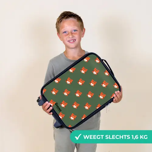 Tijger turbulentie Kinderkoffer - Zwart klein -sfeer4_NL