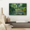Brug - Hout - Vijver - Waterlelies canvas 2cm klein -sfeer6