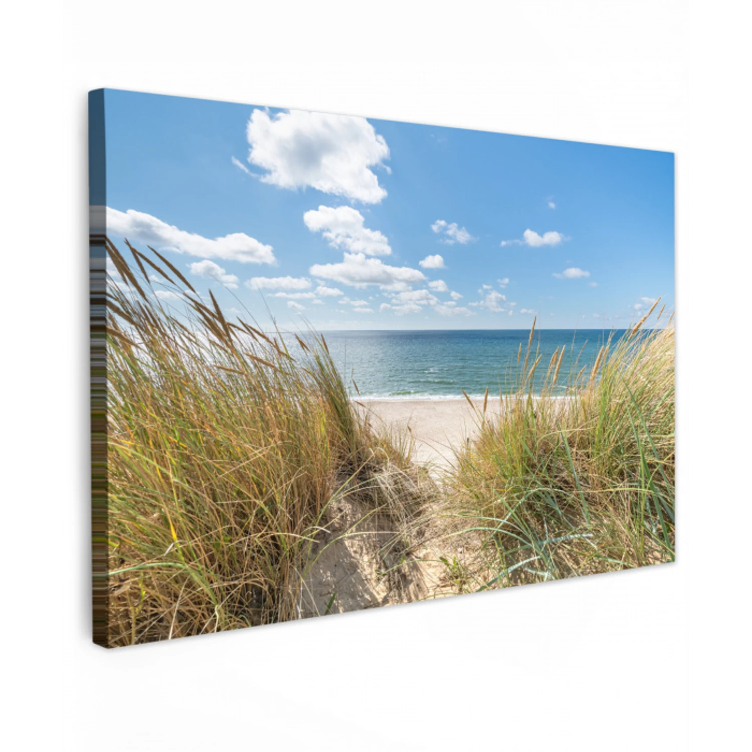 Duin - Gras - Zee - Strand canvas 2cm klein -z3d