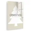 Kerstboom - Japandi - Christmas - Beige plexiglas 5mm klein -zzzproduct_nieuw