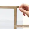 Zeilboot - Zwart - Water - Silhouet Light Box met batterij (Wandlamp) middel -USP_websiteprintNL