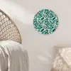 Inductie beschermer - Panterprint - Bladeren - Jungle - Afdekplaat voor kookplaat Wandcirkel kunststof plaat 5mm dik klein -sfeer5