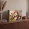Vrolijk boeket - Dynamisch - Subtiele kleurspatten Light Box met batterij (Wandlamp) middel -sfeer2