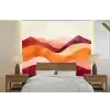 Abstract - Landschap - Golven fotobehang vinyl groot -bed