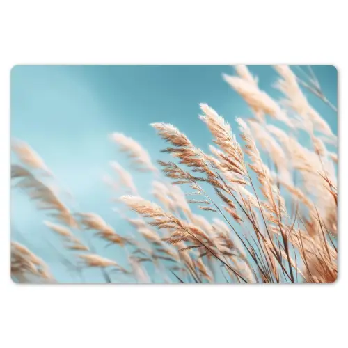 Siergras - Wind - Lichtbruin Placemat vinyl groot -zzsfeer1_Kitchenyeah-website