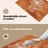 Bloem - Minimalistisch - Wit Inductie beschemer met haakjes klein -ky-schoon-nl