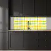 Geel - Patroon - Zomer keuken achterwand 2 middel 871 -sfeer1