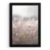 Graspluimen - Wind - Beige - Mistig fotolijst zwart zonder passe partout klein -3d