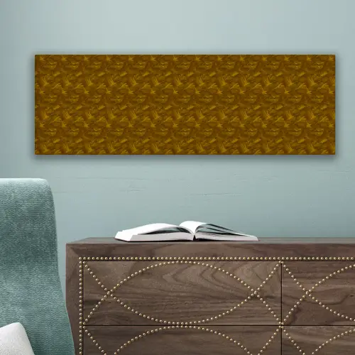 Goud - Vogels - Patroon canvas 2cm klein 828 -sfeer4