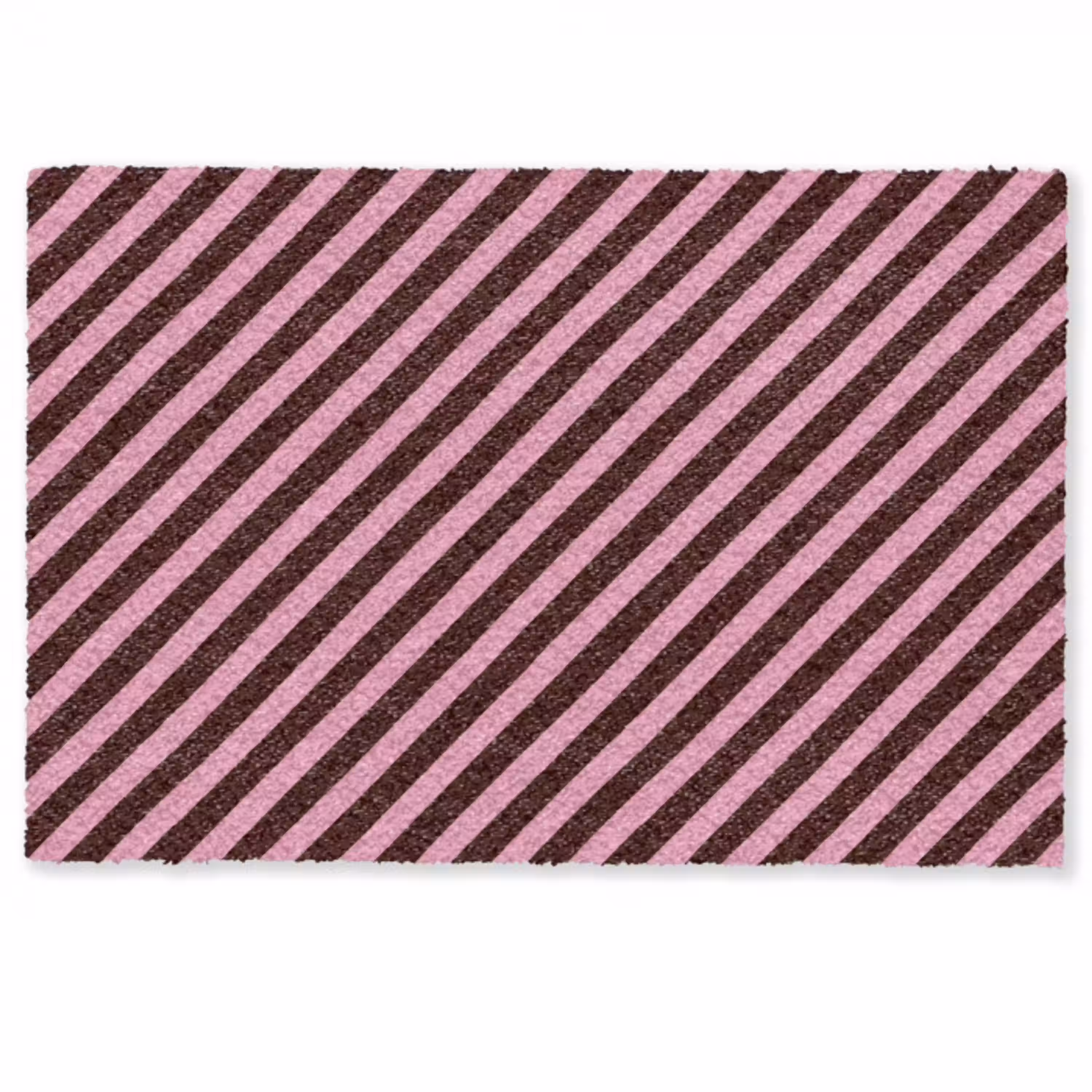 Strepen - Roze - Bruin Deurmat klein 898 -zkaufland3d