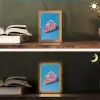 Taart - Edelstenen - Glitters - Roze Light Box met kabel (Tafellamp) klein -sfeer3