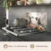 Kolibrie - Vogels - Bloemen - Natuur keuken achterwand spatscherm klein -usp_NL