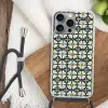 Motief - Tegel - Okergeel Hoesje iPhone 16 Pro Max met koord klein 804 -sfeer4