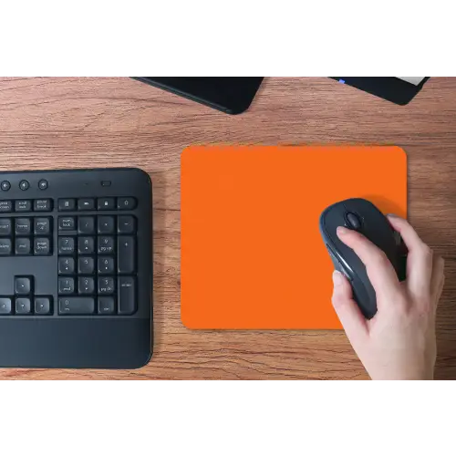 Cool - Oranje - Groen muismat rubber klein -toetsenbord
