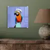 Papegaai - Koksmuts - Vogel - Leuk plexiglas 5mm klein -sfeer3