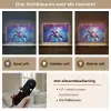 Schildpad - Dier - Galaxy - Ruimte Light Box met batterij (Wandlamp kind) middel -USP_lichtkleurNL