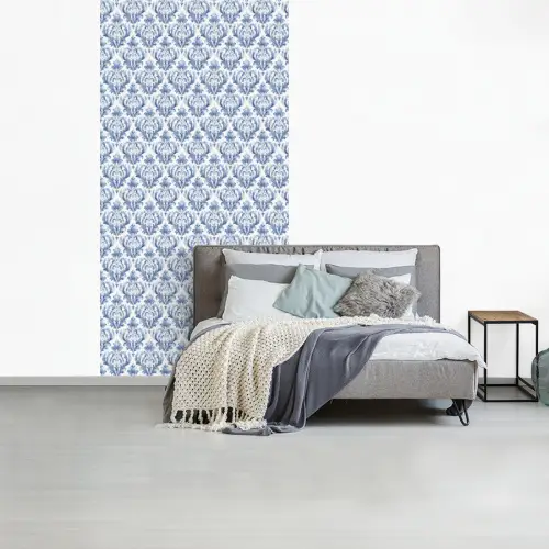 Frans - Citroen - Royaal  - Blauw - Wit fotobehang vinyl groot 64 -slaapkamer
