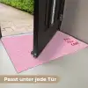Yes you can do it - Rood - Roze Deurmat klein -USP_DE