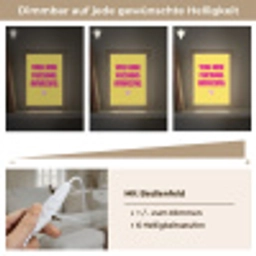 Geel - Valentijn - Tekst Light Box met kabel (Tafellamp) klein -USP_dimbaarDE