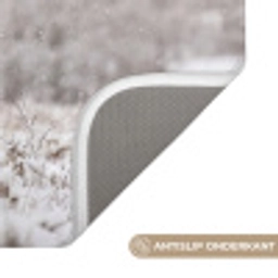 Edelhert - Bos - Sneeuw - Winter - Majestueus Badmat klein -USP_AntislipNL