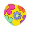 Bloemen - Illustratie - Kleurrijk Wandcirkel Organisch Forex 3mm klein -3d