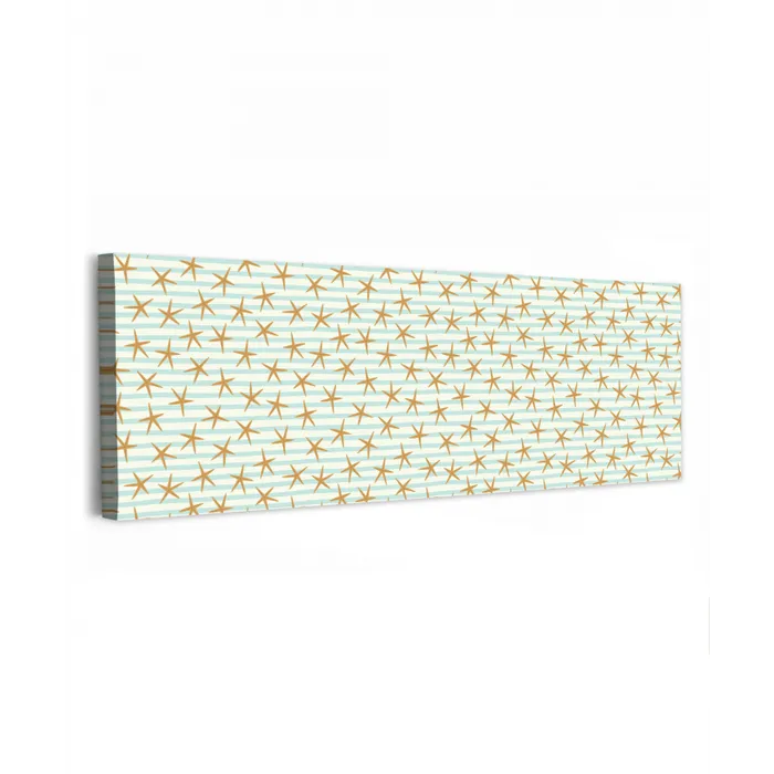 Zee - Ster - Strepen - Blauw canvas 2cm klein 828 -z3d