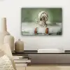 Hond - Bad - Champagne - Handdoek canvas 2cm klein -sfeer6