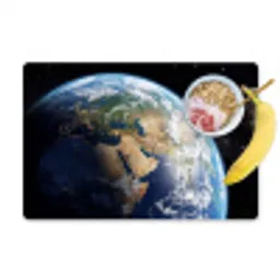 Aarde - Ruimte - Blauw - Groen Placemat vinyl groot -zzzproduct_Kitchenyeah-website
