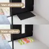 Banen - Golven - Kleurrijk - Verticaal Deurmat klein -voor-na_NL