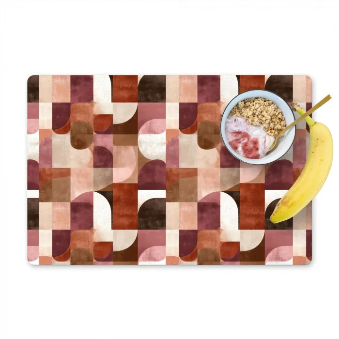 Geometrie - Modern - Retro Placemat vinyl groot 368 -zzzproduct_Kitchenyeah-website