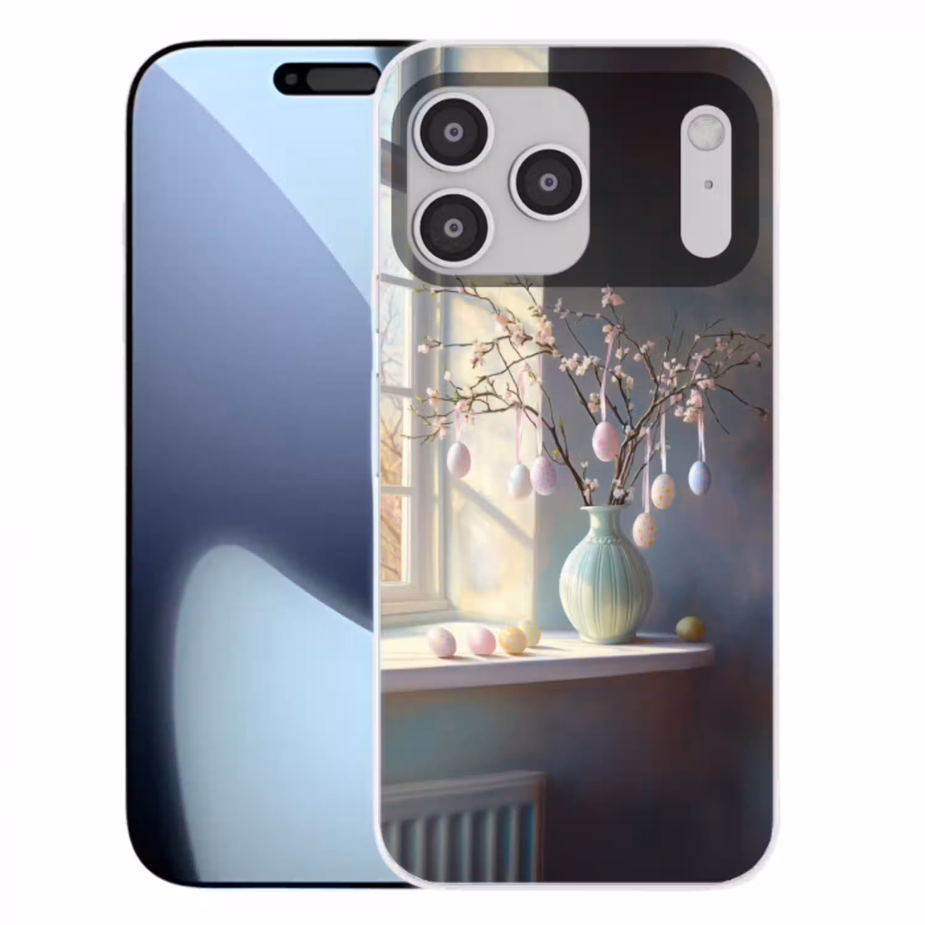 Stilleven - Vaas - Paastak Telefoonhoesje iPhone 17 Pro Max klein -3d