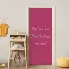 eat me out don't stress me out - Roze - Minimalistisch deurposter klein -sfeer4