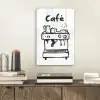 Illustratie - Café - Koffiemachine - Kopjes plexiglas 5mm klein -sfeer1