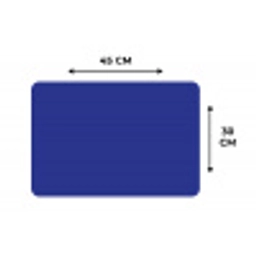 Blauw - Effen kleur - Donkerblauw Placemat vinyl groot 368 -specs