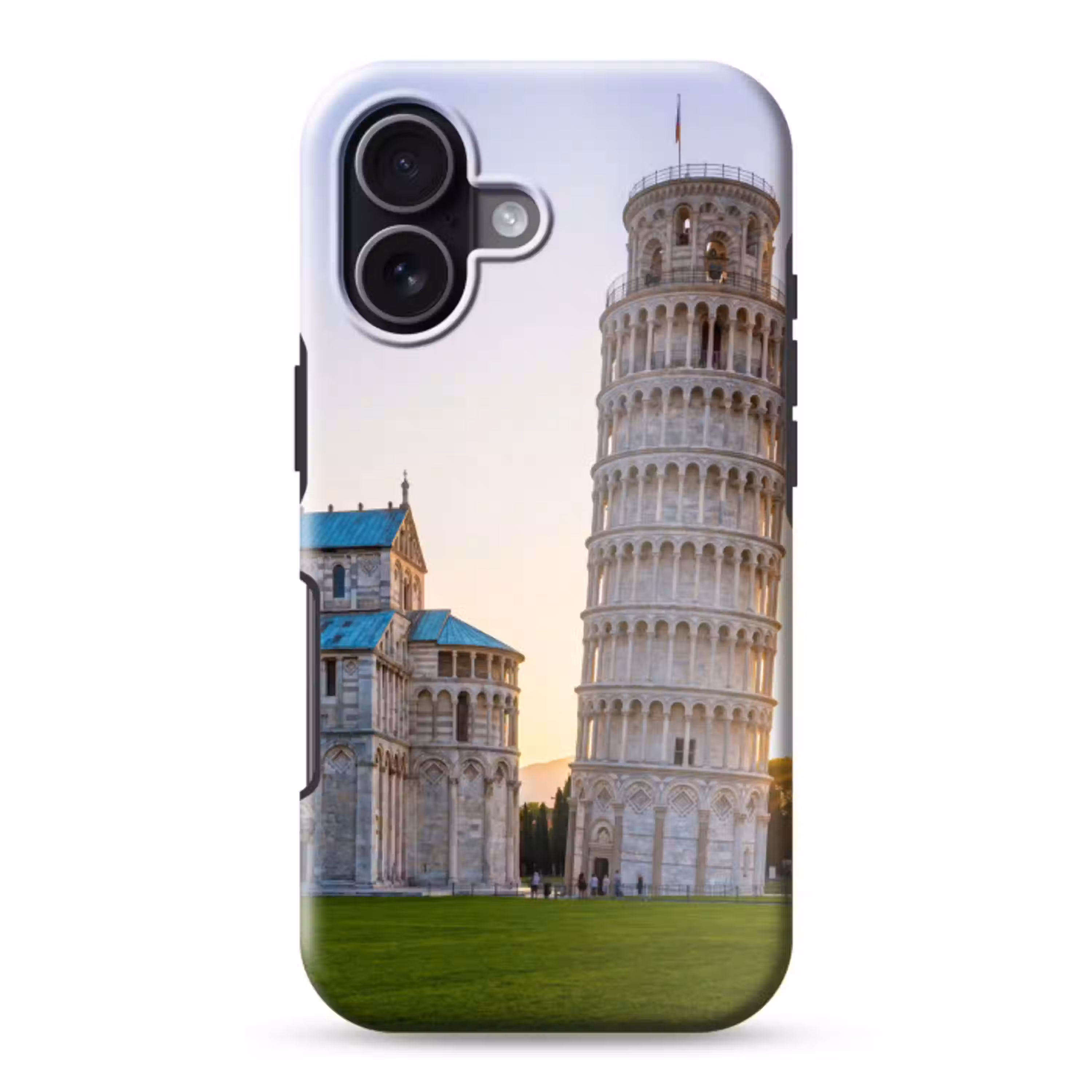 Architectuur - Toren - Pisa - Italië - Zonsondergang Toughcase MagSafe Apple iPhone 17 klein -3d