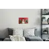Feestvreugde - Winterbos - Kleurrijk Muursticker klein -slaapkamer