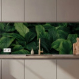 Natuur - Tropisch - Bladeren - Groen keuken achterwand 2 middel zz_3dshopping