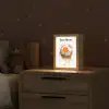 Voetbal - Abstract - Oranje - Verfspatten Light Box met kabel (Kinderlampje) klein -sfeer1_kind