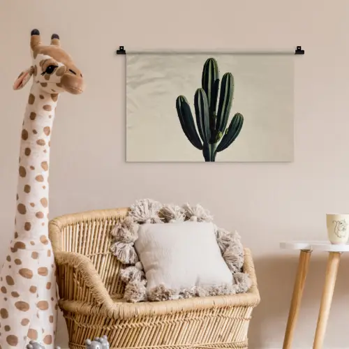 Cactus - Subtiel - Groen Wandkleed katoen klein -wsfeer5_kind