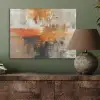 Moderne kunst - Abstract - Goud - Grijs PET vilt klein -sfeer2