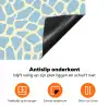 Giraf - Modern - Blauw Inductie beschermer vinyl 3mm klein 276 -zzzzzzz-td-onderkant