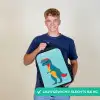 Dinosaurus - Blauw - Zonnebril Rugzak - Zwart middel -sfeer7_NL