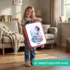 Zeemeermin met blauw schildpad tussen koraal Kinderkoffer - Roze klein -sfeer2_NL
