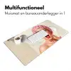 Vrouw - Douche - Roze Muismat XXL klein -sfeer4