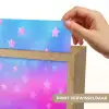 Sterren - Roze - Blauw Light Box met kabel (Kinderlampje) klein -USP_websiteprintNL
