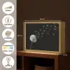Paardenbloem - Zwart - Natuur Light Box met batterij (Wandlamp) middel -USP_websiteoverzichtNL