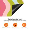 Banen - Golven - Kleurrijk - Verticaal Inductie beschermer vinyl 3mm klein -zzzzzzz-td-onderkant